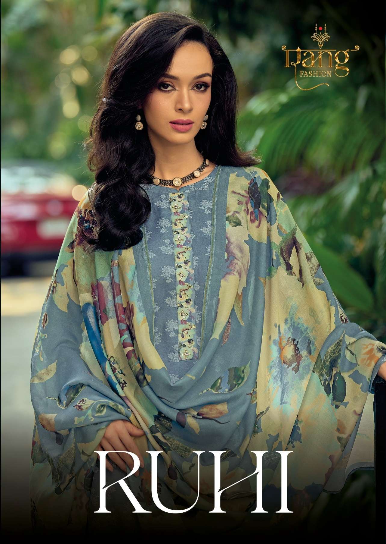 RANG FASHION RUHI MUSLIN DESIGNER SUIT