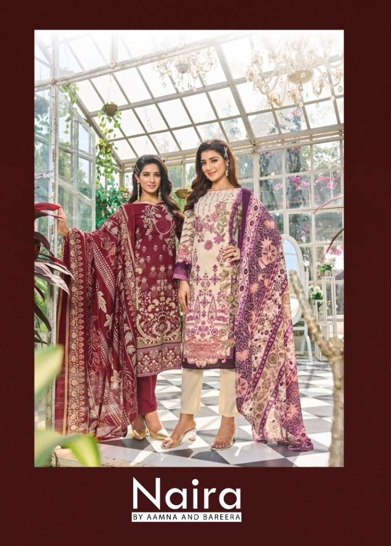 RAZZO EXPORTS NAIRA VOL 1 COTTON FANCY WORK SUIT