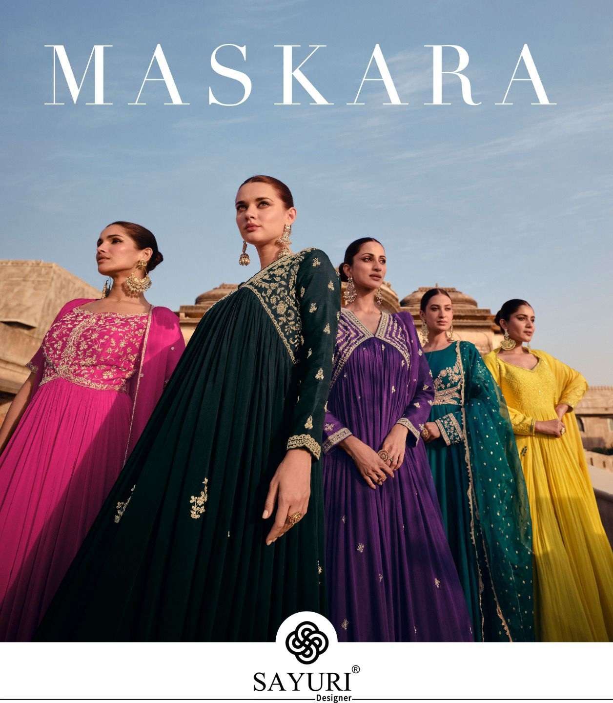 SAYURI DESIGNER MASKARA HEAVY DESIGNER PARTY WEAR SUIT