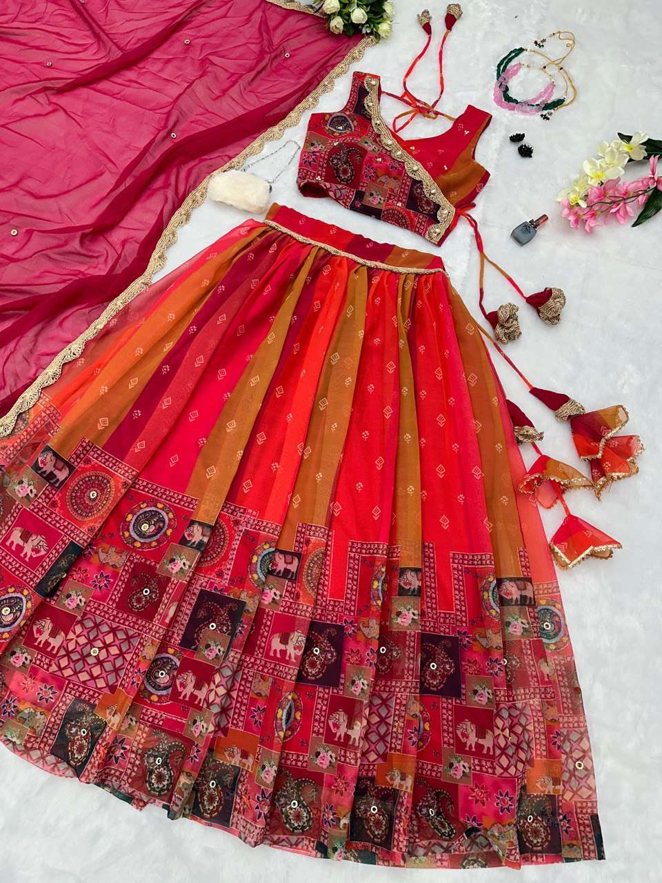 SC 166 LEHENGA CHOLI