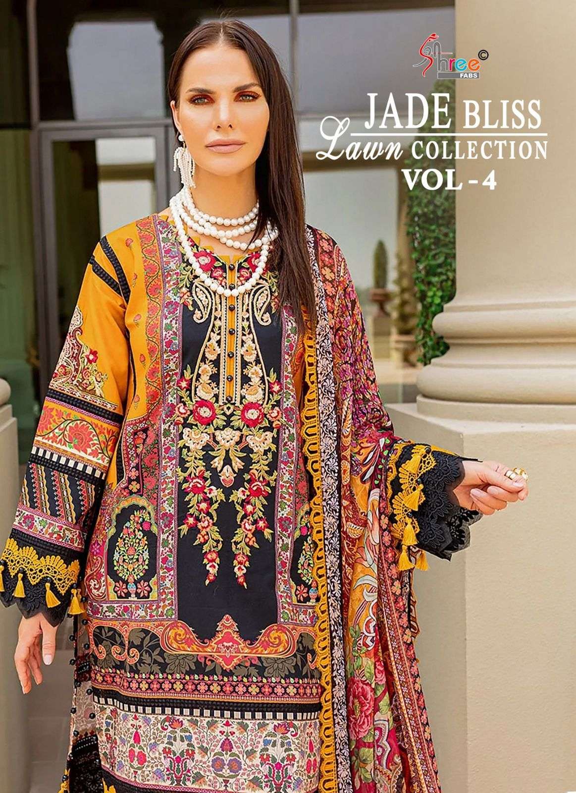 SHREE FABS JADE BLISS LAWN COLLECTION VOL 4 COTTON SALWAR KAMEEZ 