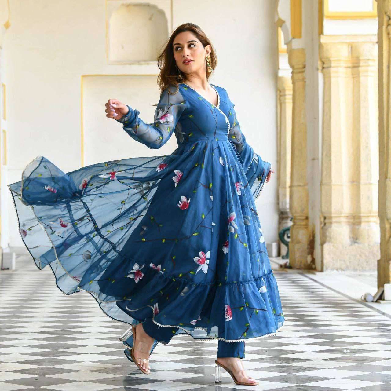 VAD 781 ANARKALI KURTI SET