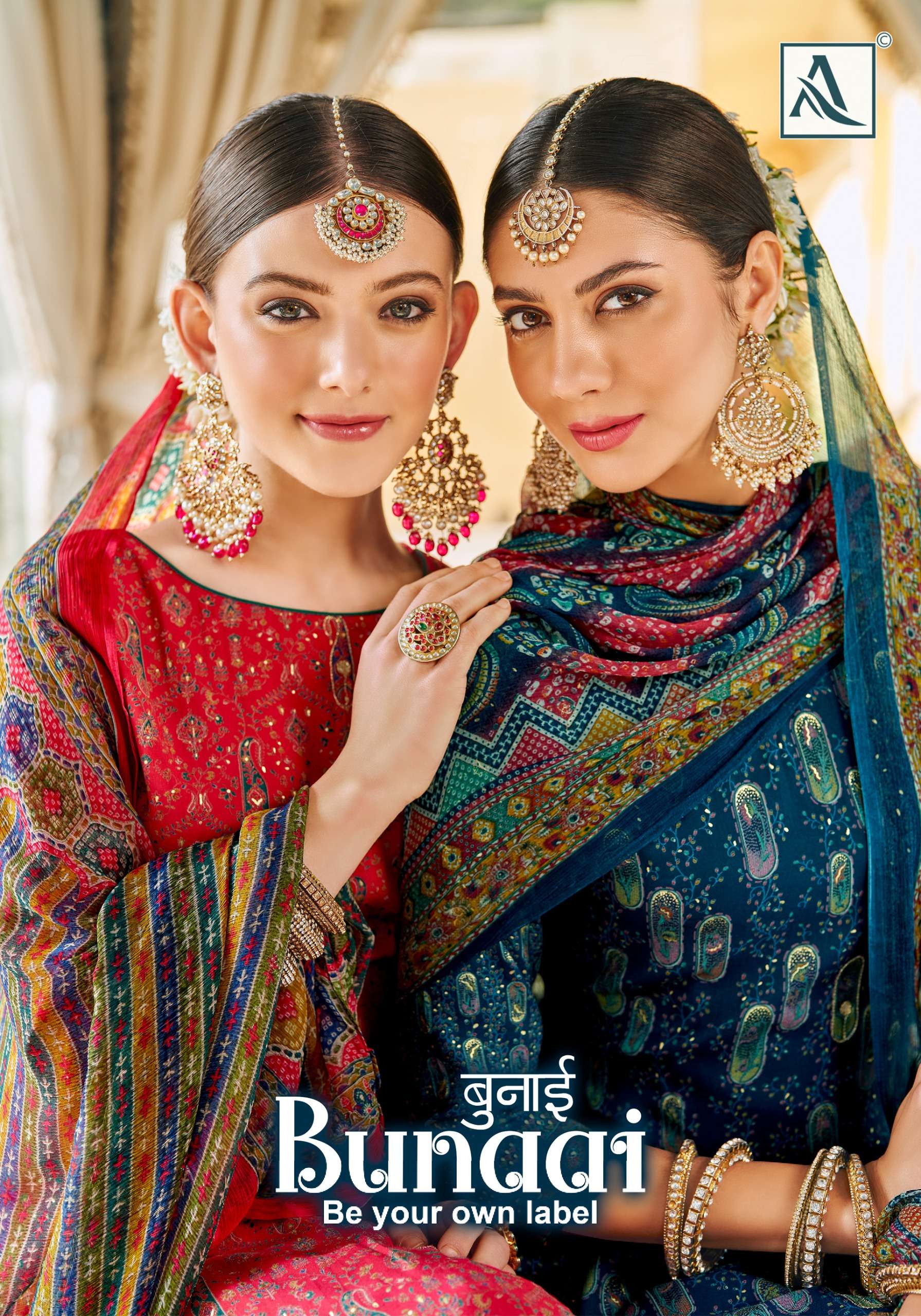 ALOK SUITS BUNAAI VISCOSE FANCY WORK SUIT