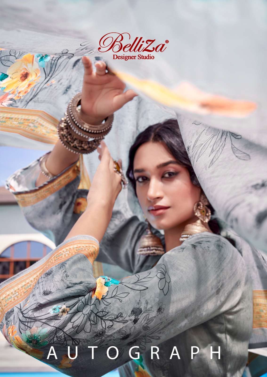 BELLIZA DESIGNER STUDIO AUTOGRAPH COTTON DESIGNER  SUIT