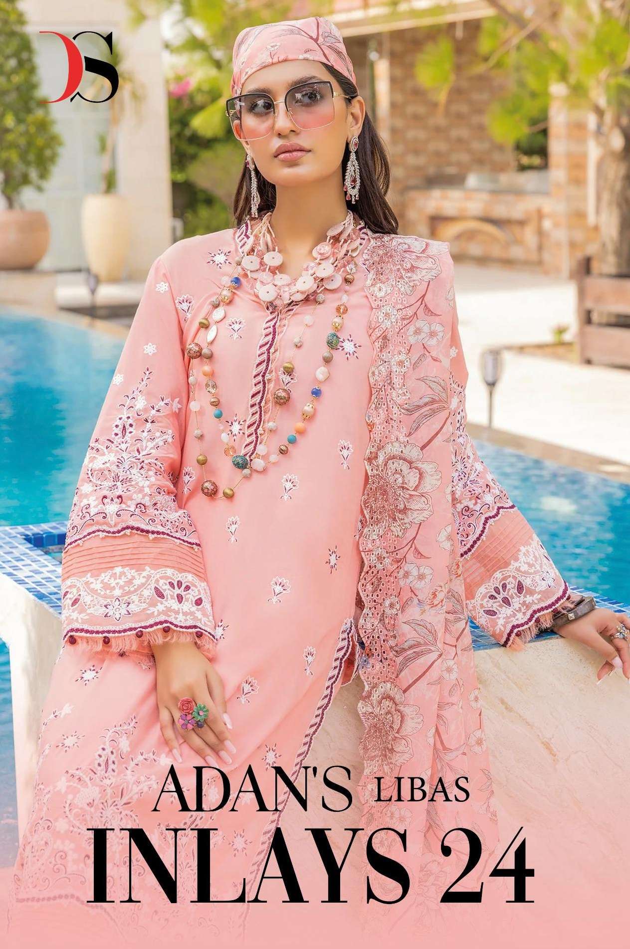 DEEPSY SUITS ADANS LIBAS INLAYS 24 COTTON DESIGNER SUIT
