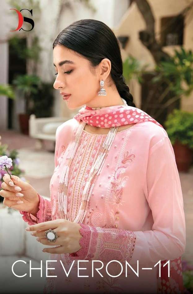 DEEPSY SUITS CHEVERON VOL 11 COTTON DESIGNER SUIT