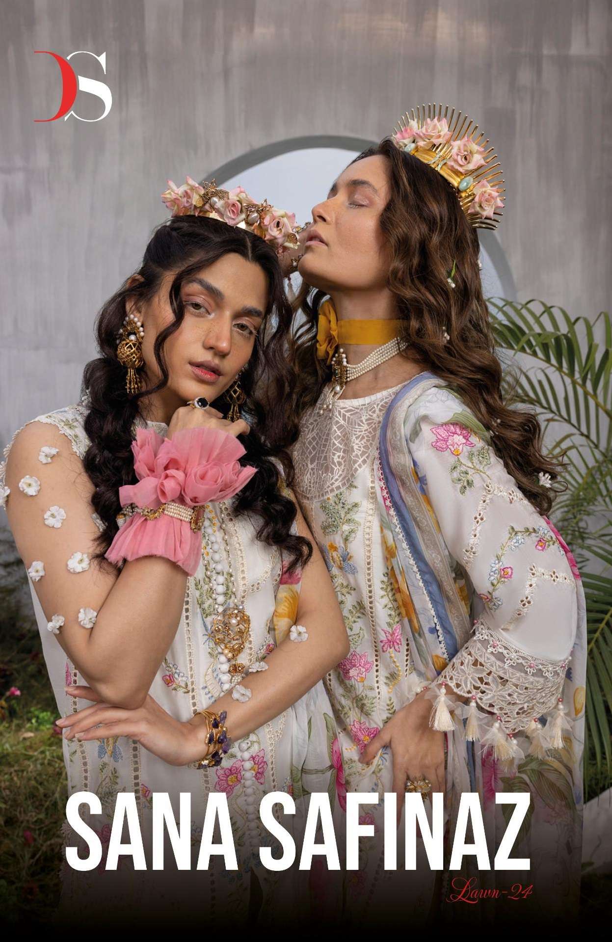 DEEPSY SUITS SANA SAFINAZ LAWN 24 COTTON DESIGNER SUIT