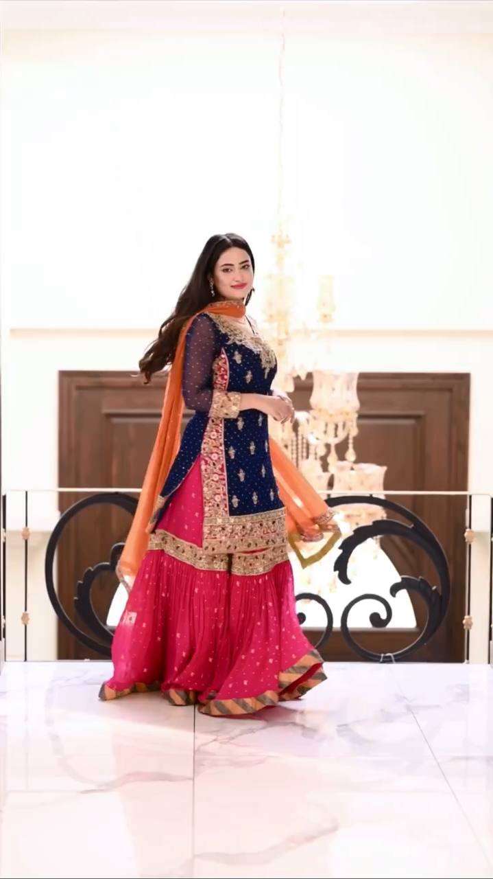 DHK 1268 SHARARA SUIT