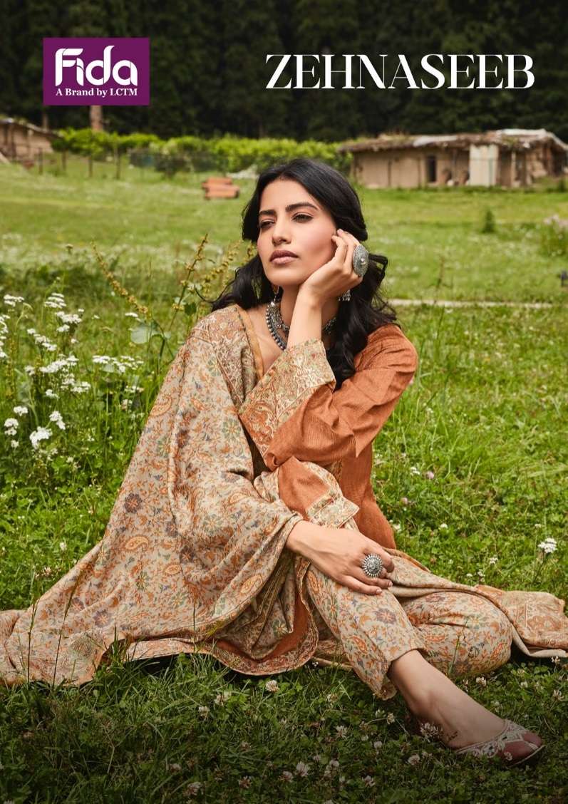 FIDA ZEHNASEEB COTTON FANCY WORK SALWAR SUIT