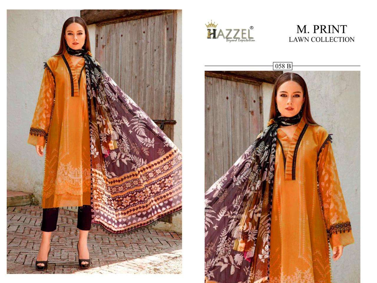 HAZZEL M PRINTS BASICS HIT COLOUR COTTON SALWAR KAMEEZ 