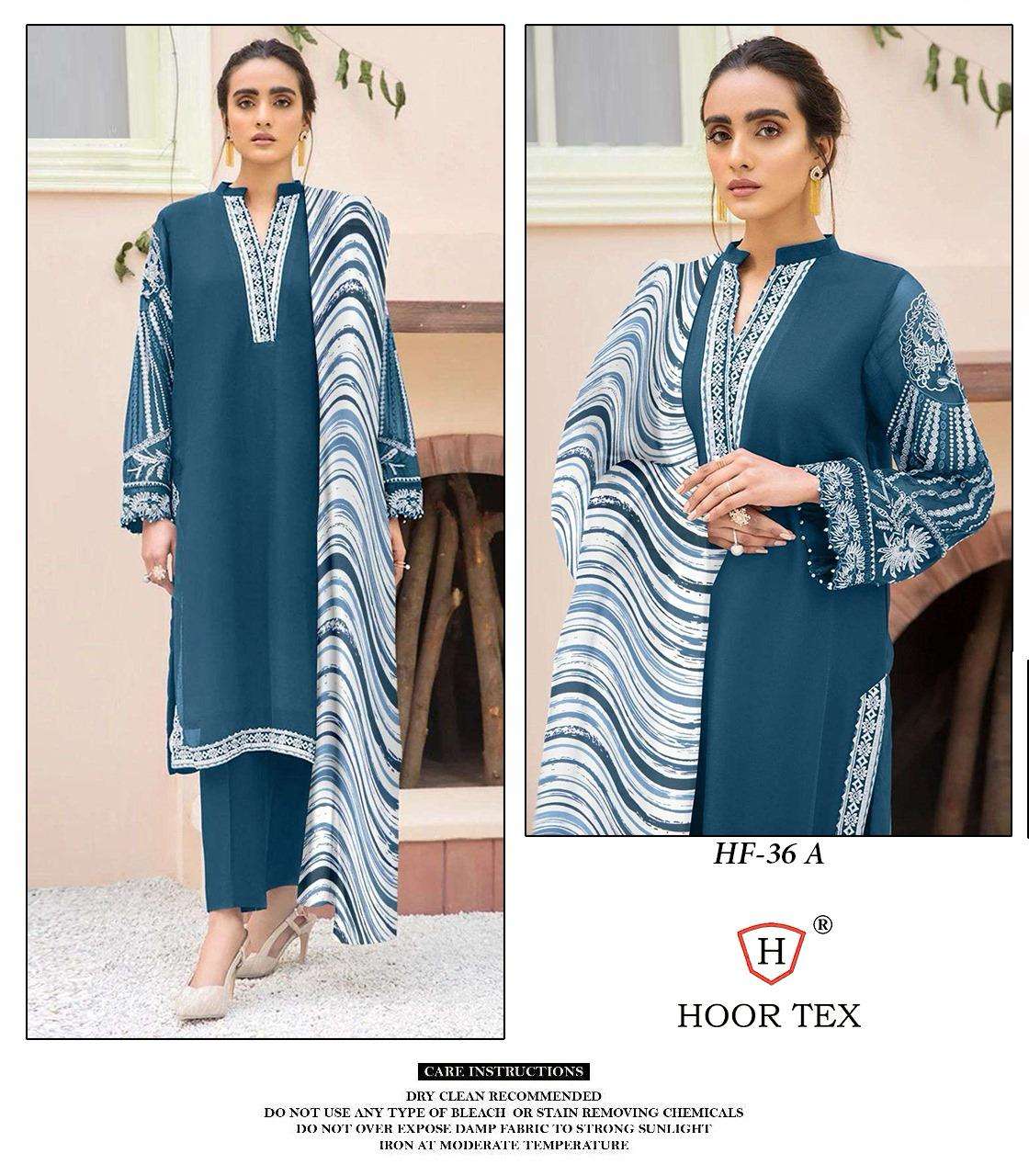 HOOR TEX HF 36 GEORGETTE FANCY DESIGNER SUIT