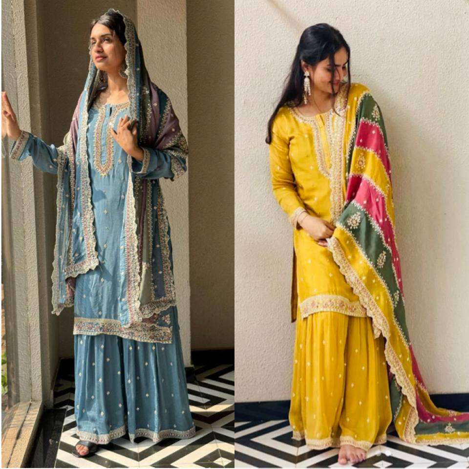 KF 1627 SHARARA SUIT