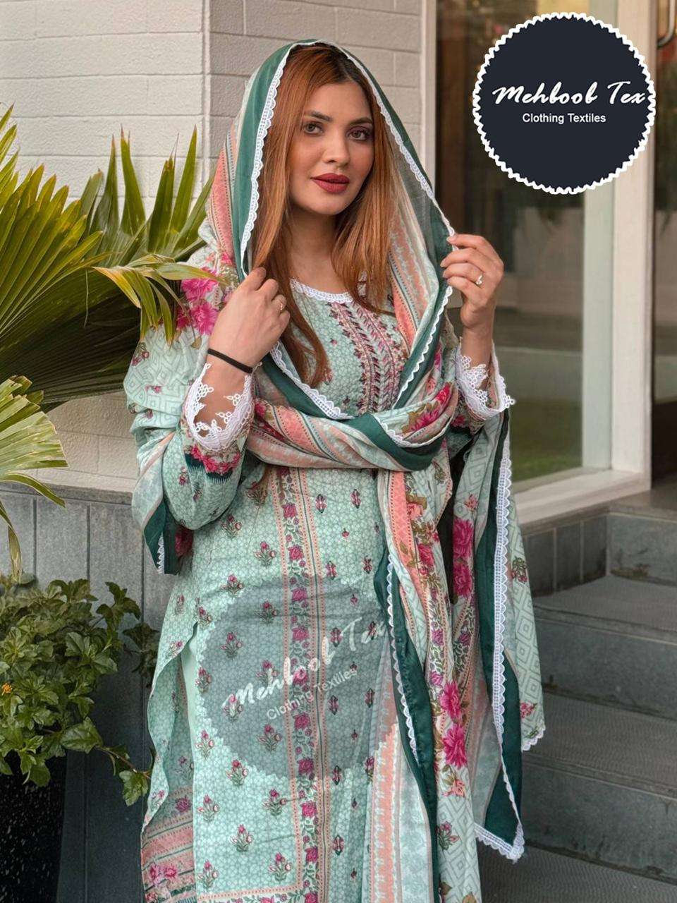 MEHBOOB TEX SAHNAZ SELF EMBROIDERED COLLECTION VOL 2