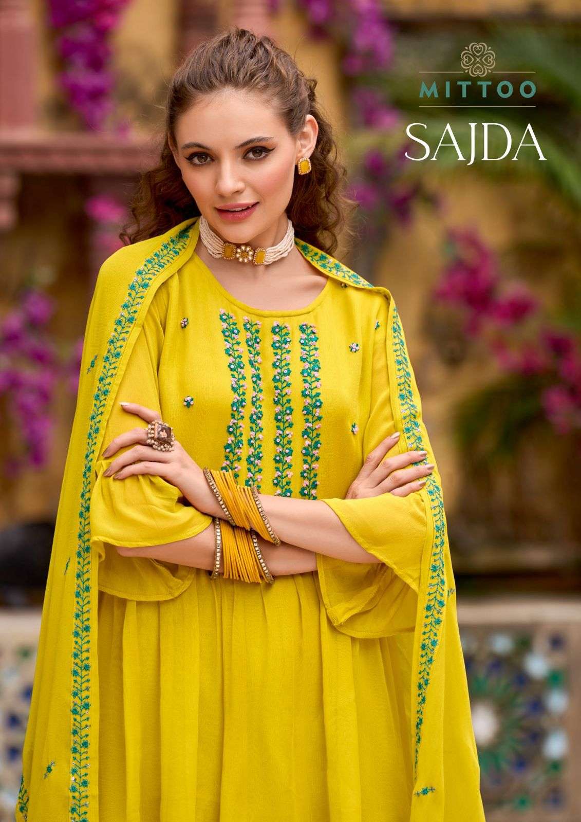 MITTOO SAJDA PARTY WEAR SHARARA SUIT