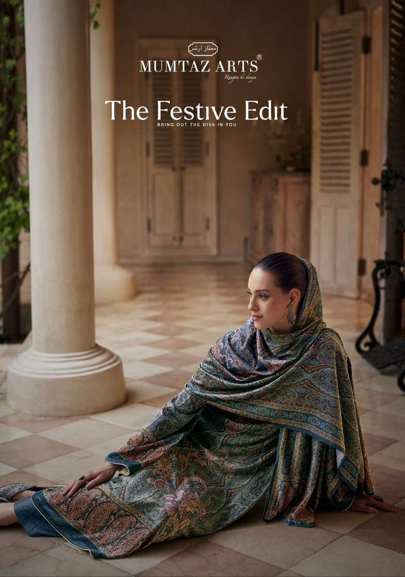 MUMTAZ ARTS THE FESTIVE EDIT LAWN COTTON DESIGNER SUIT