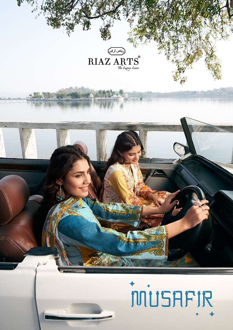 RIAZ ARTS MUSAFIR LAWN COTTON DIGITAL PRINT SUIT