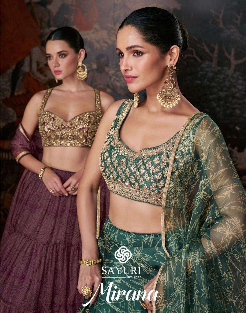  SAYURI DESIGNER MIRANA WEDDING WEAR LEHENGA 
