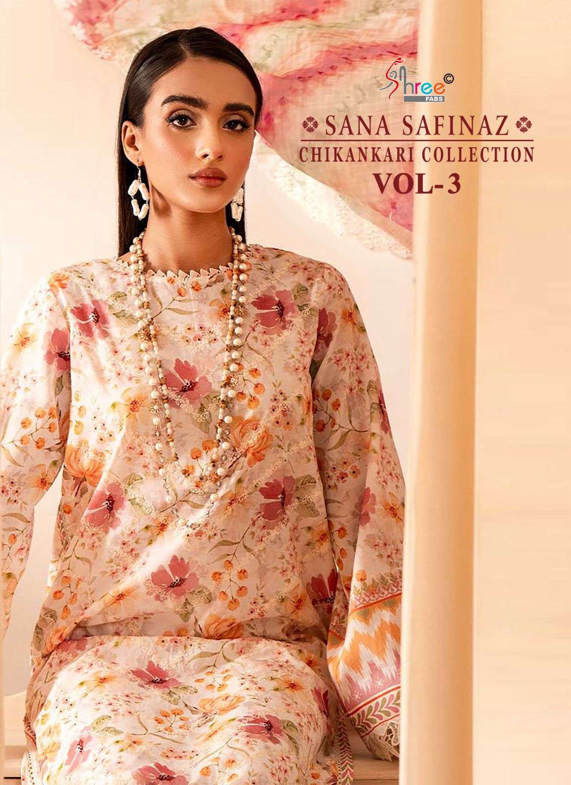 SHREE FABS SANA SAFINAZ CHIKANKARI COLLECTION VOL 3 