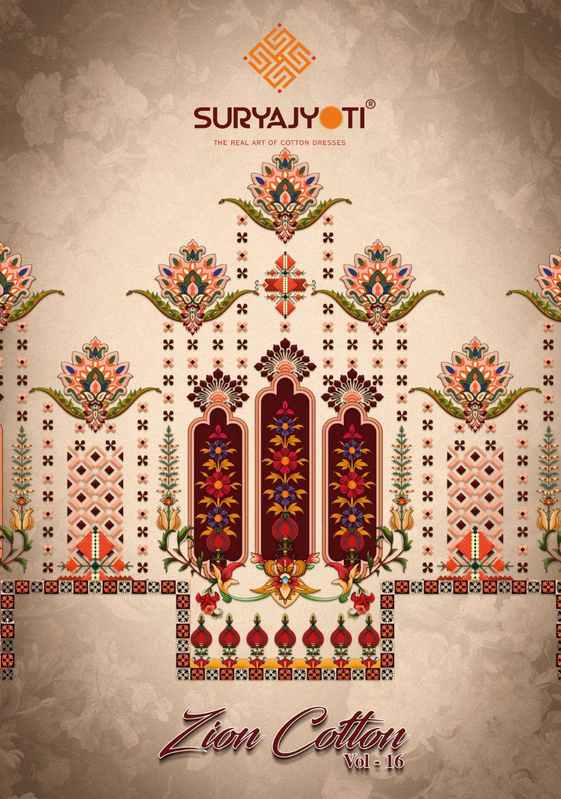 SURYAJYOTI ZION COTTON VOL 16 COTTON PRINTED SALWAR SUIT