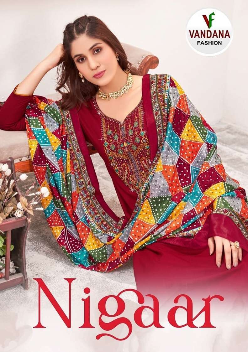 VANDANA FASHION NIGAAR VOL 4 RAYON SALWAR SUIT
