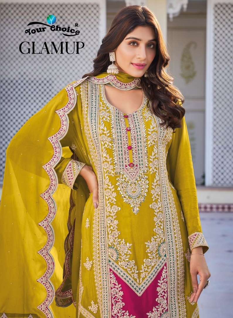 YOUR CHOICE GLAMUP HEAVY DESIGNER READY MADE SUIT