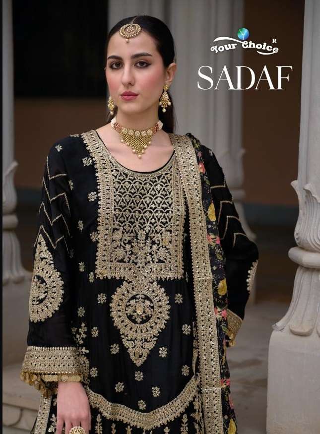 YOUR CHOICE SADAF HAVY DESIGNER WEDDING WEAR SUIT