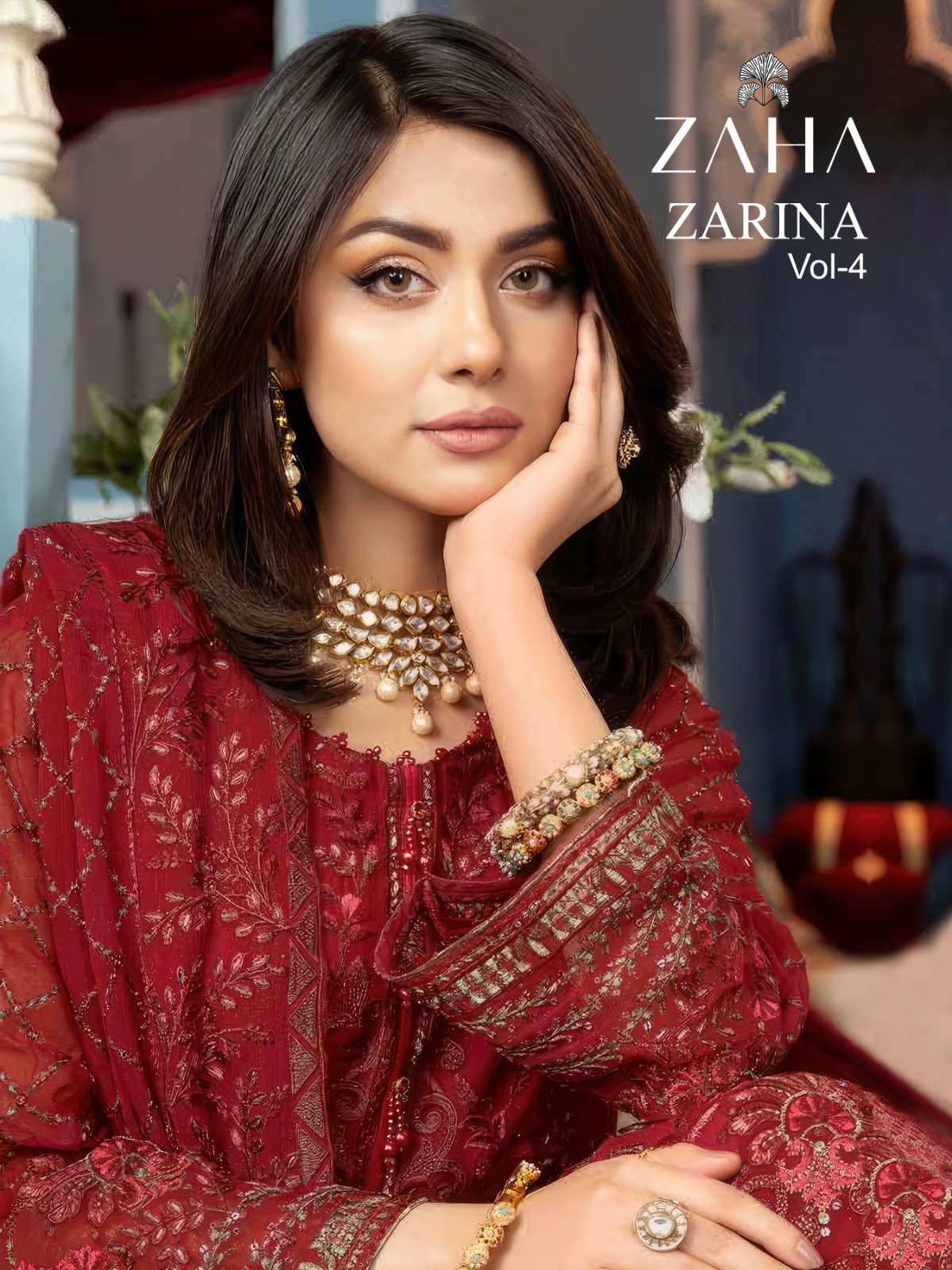 ZAHA ZARINA VOL 4 PAKISTANI GEORGETTE SUIT