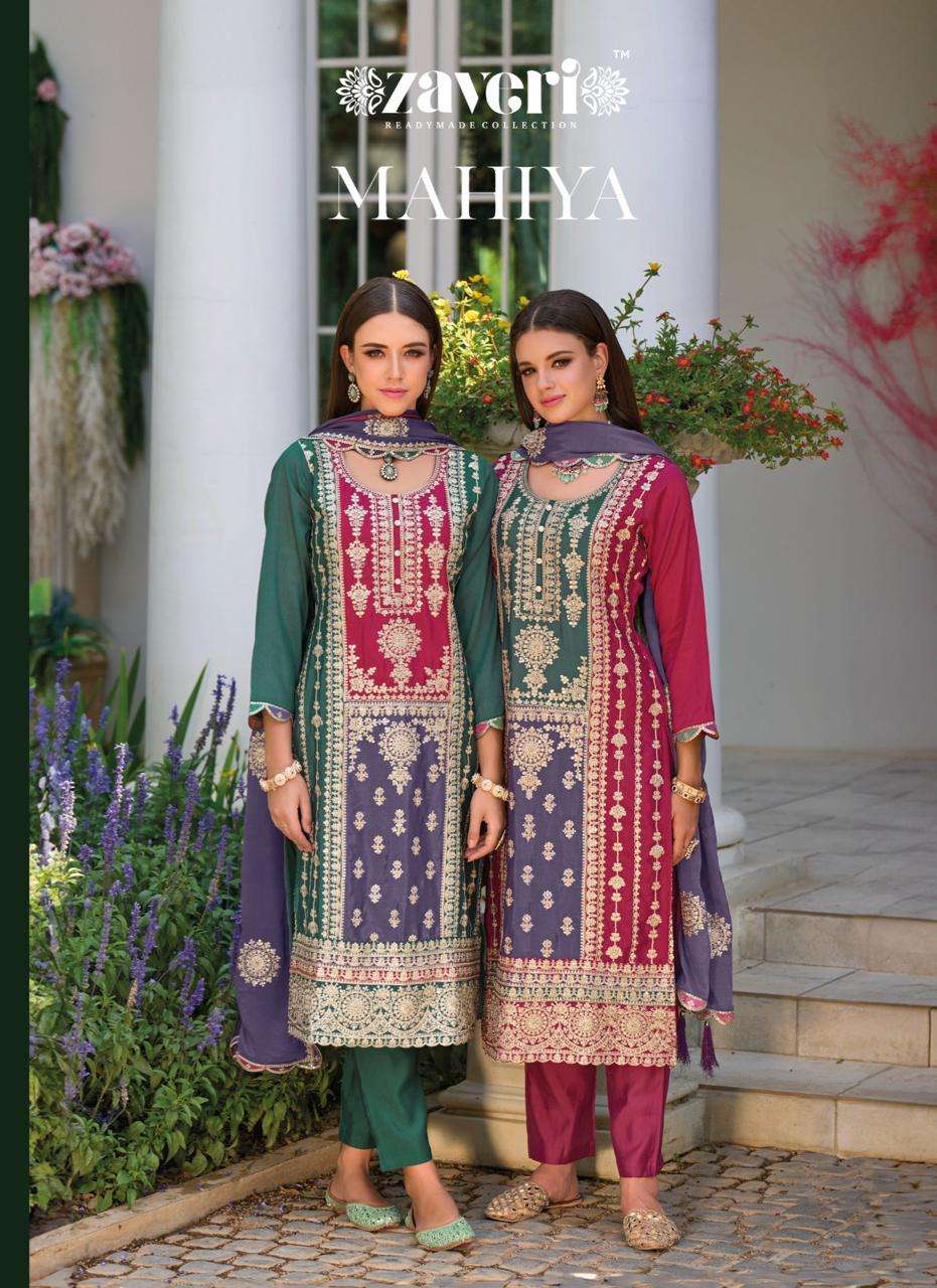  ZAVERI WOMAN BEAUTY MAHIYA HEAVY DESIGNER SUIT