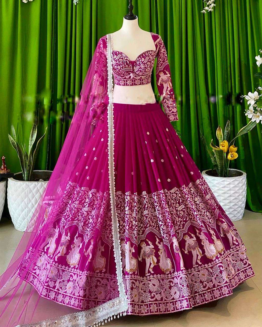 ZF 366 LEHENGA CHOLI