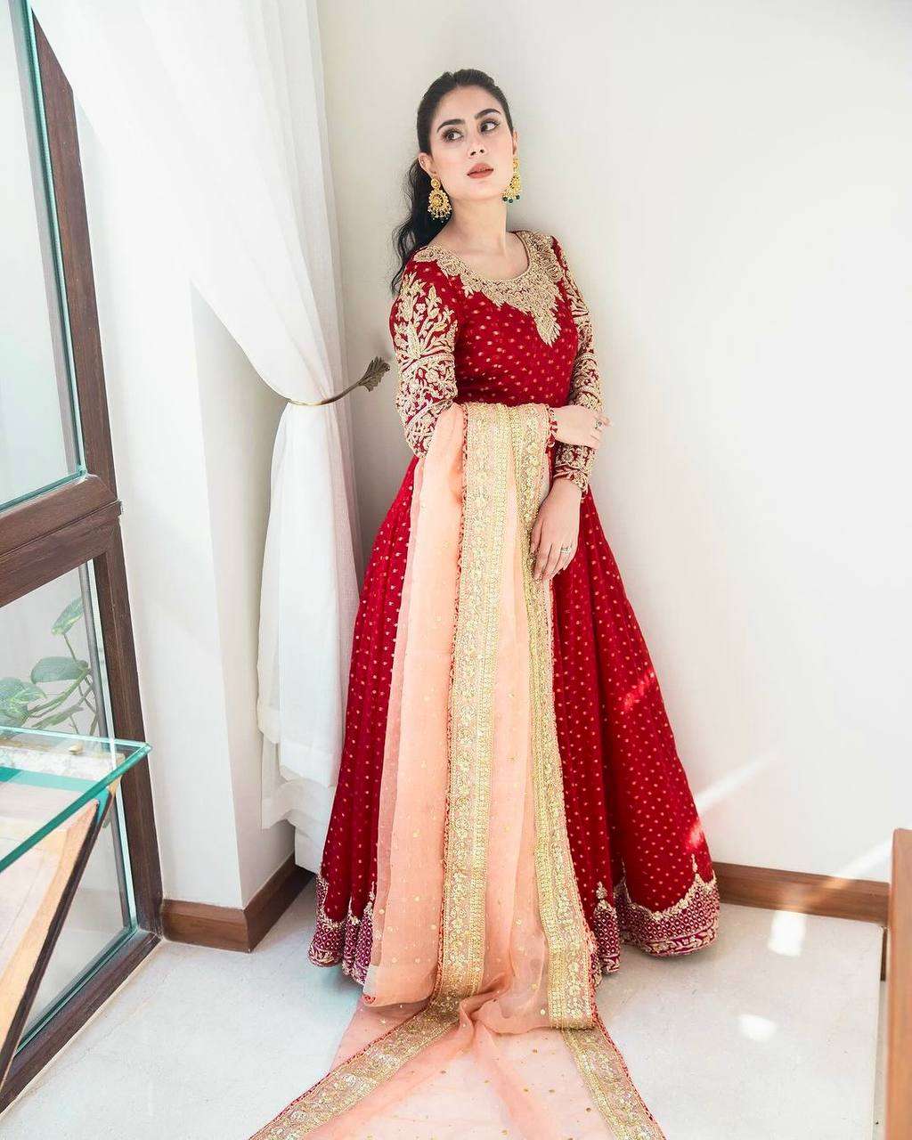 ZSR 3060 GOWN DUPATTA