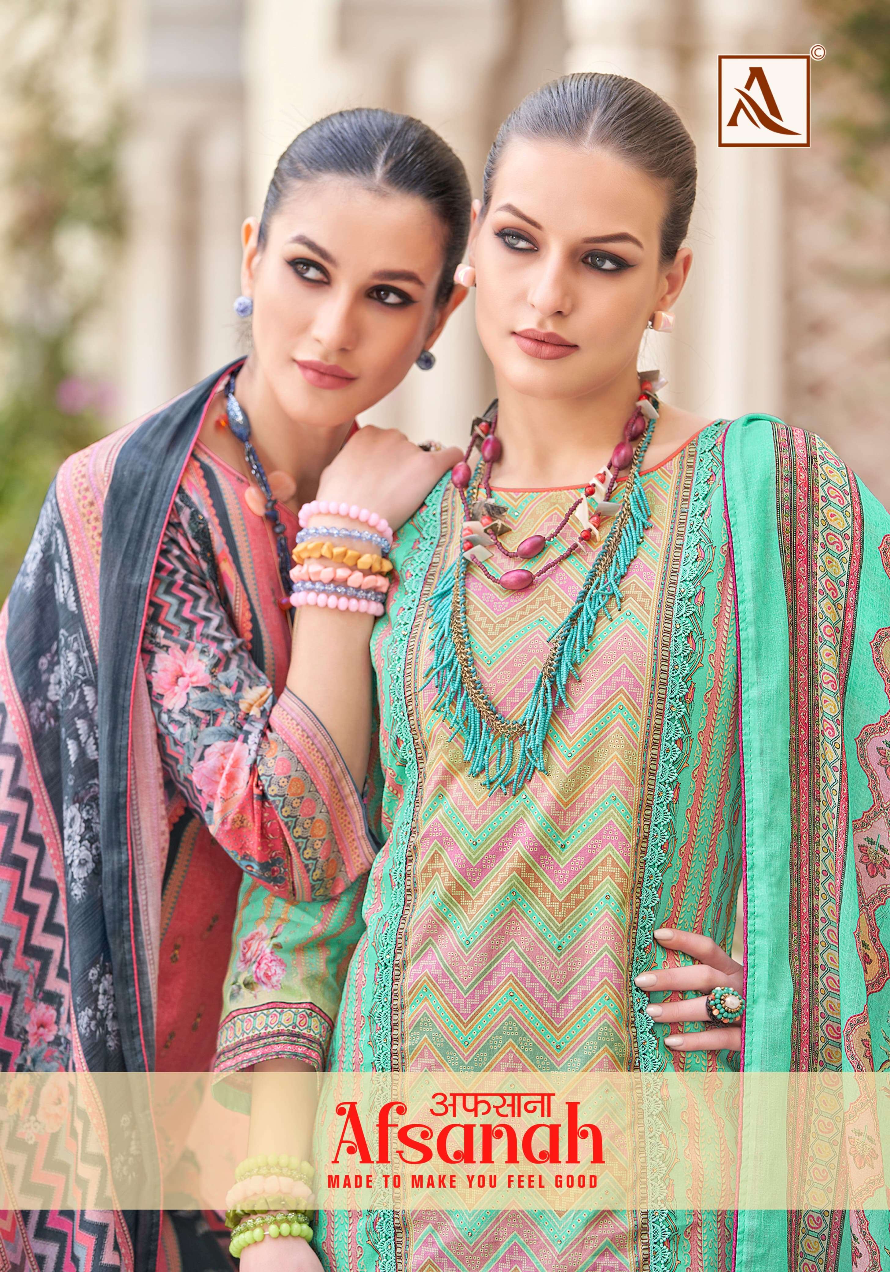 ALOK SUITS AFSANAH LAWN COTTON FANCY WORK SUIT