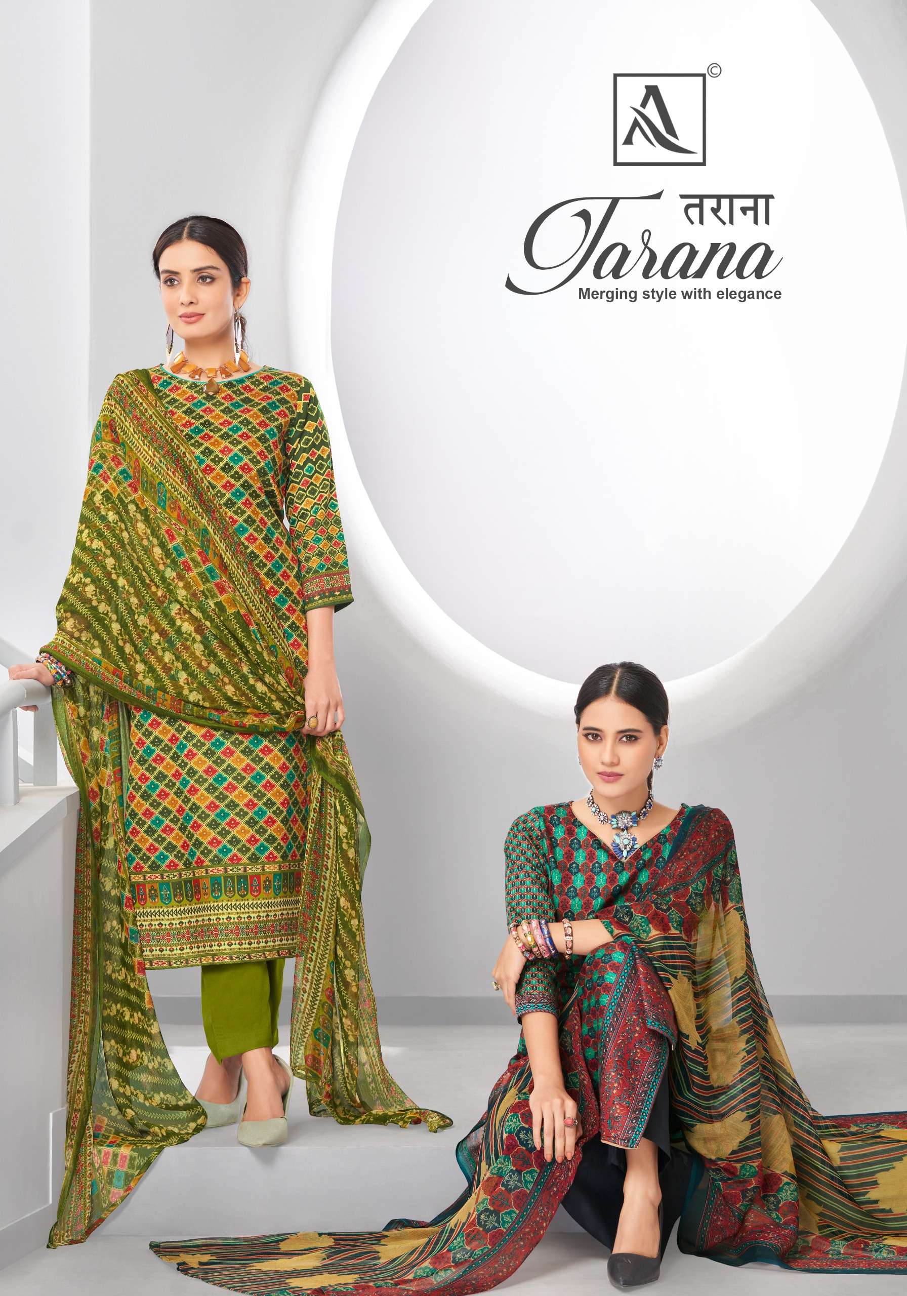 ALOK SUITS TARANA JAM COTTON HAND WORK SUIT