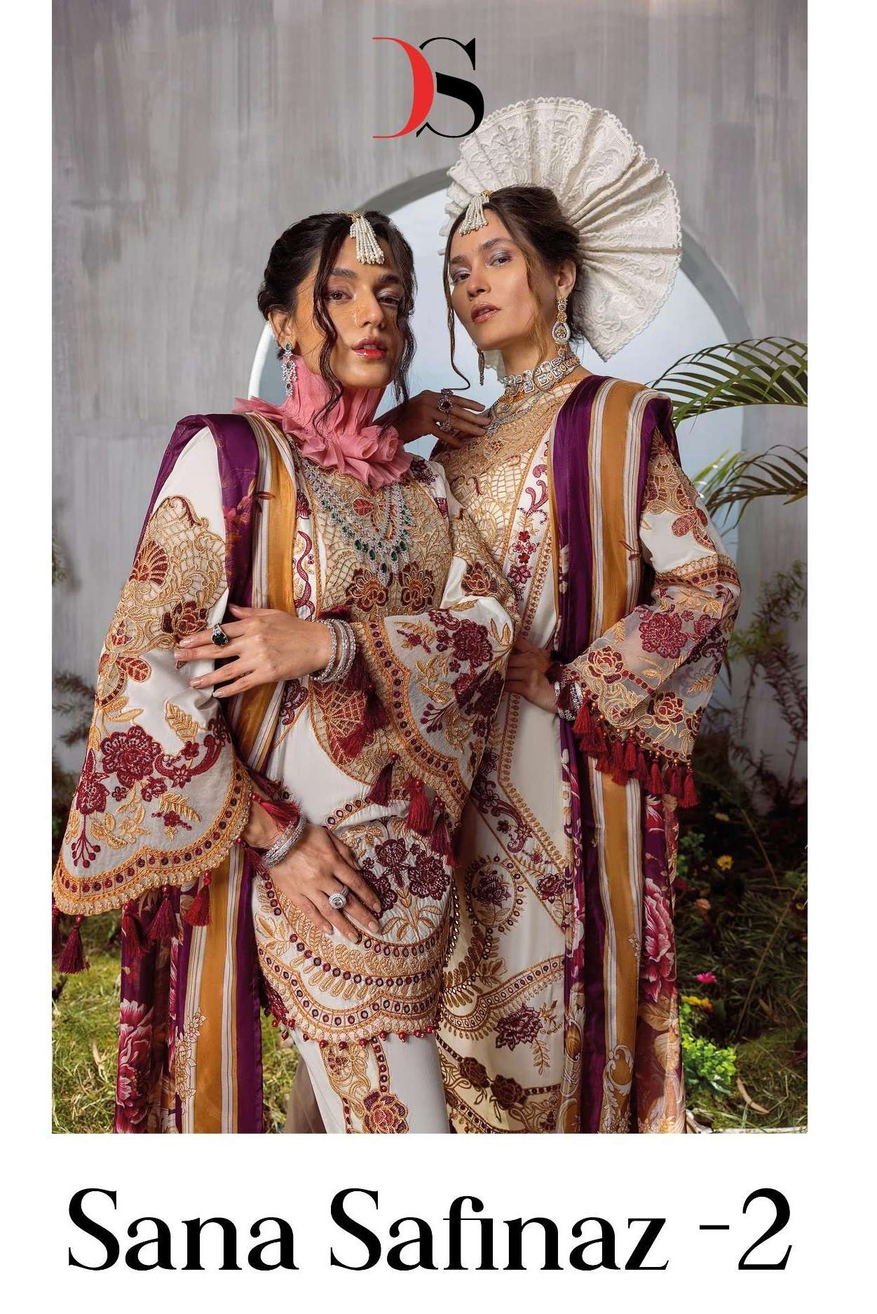 DEEPSY SUITS SANA SAFINAZ LAWN 24 VOL 2 COTTON SALWAR KAMEEZ 