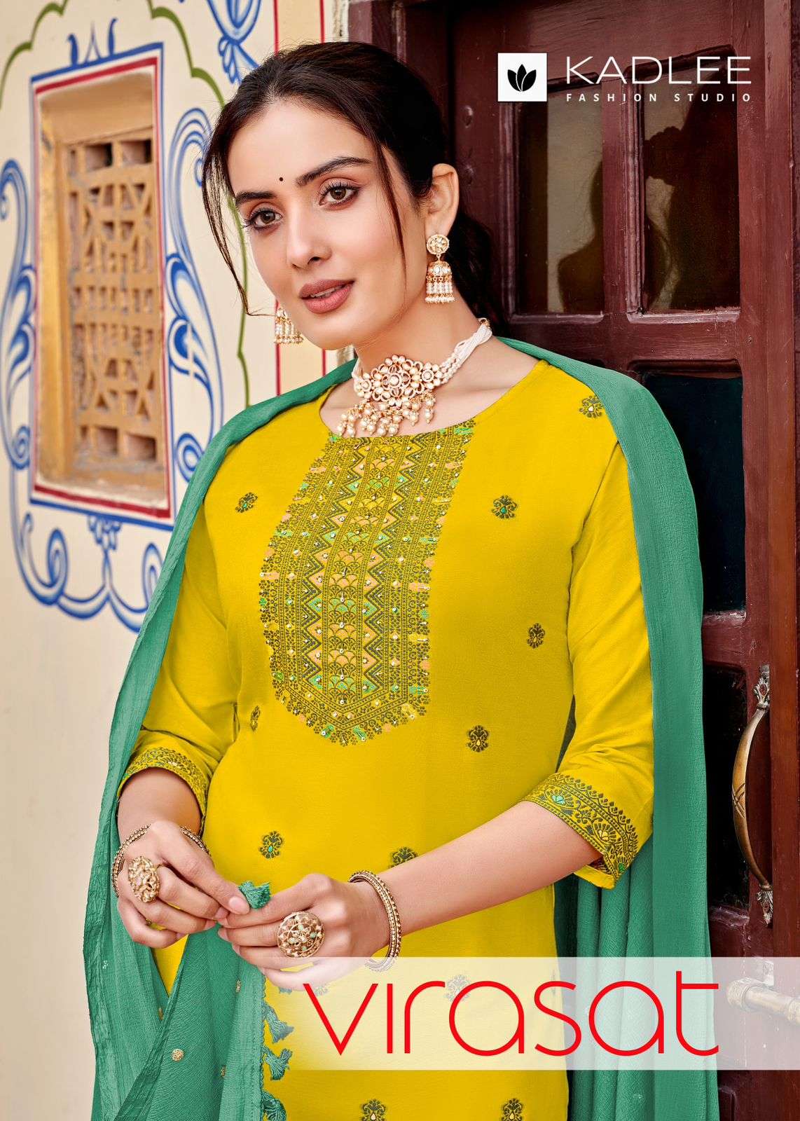 KADLEE FASHION VIRASAT MUSLIN JACQUARD SUIT