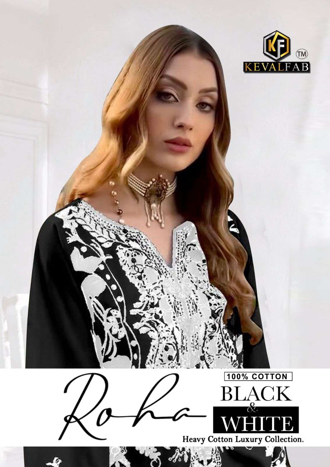 KEVAL FAB ROHA COTTON KARACHI PRINT SUIT