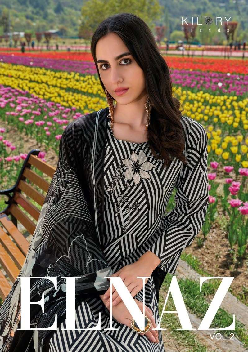 KILORY TRENDZ ELNAZ VOL 2 LAWN COTTON FANCY EMBROIDERY WORK SUIT