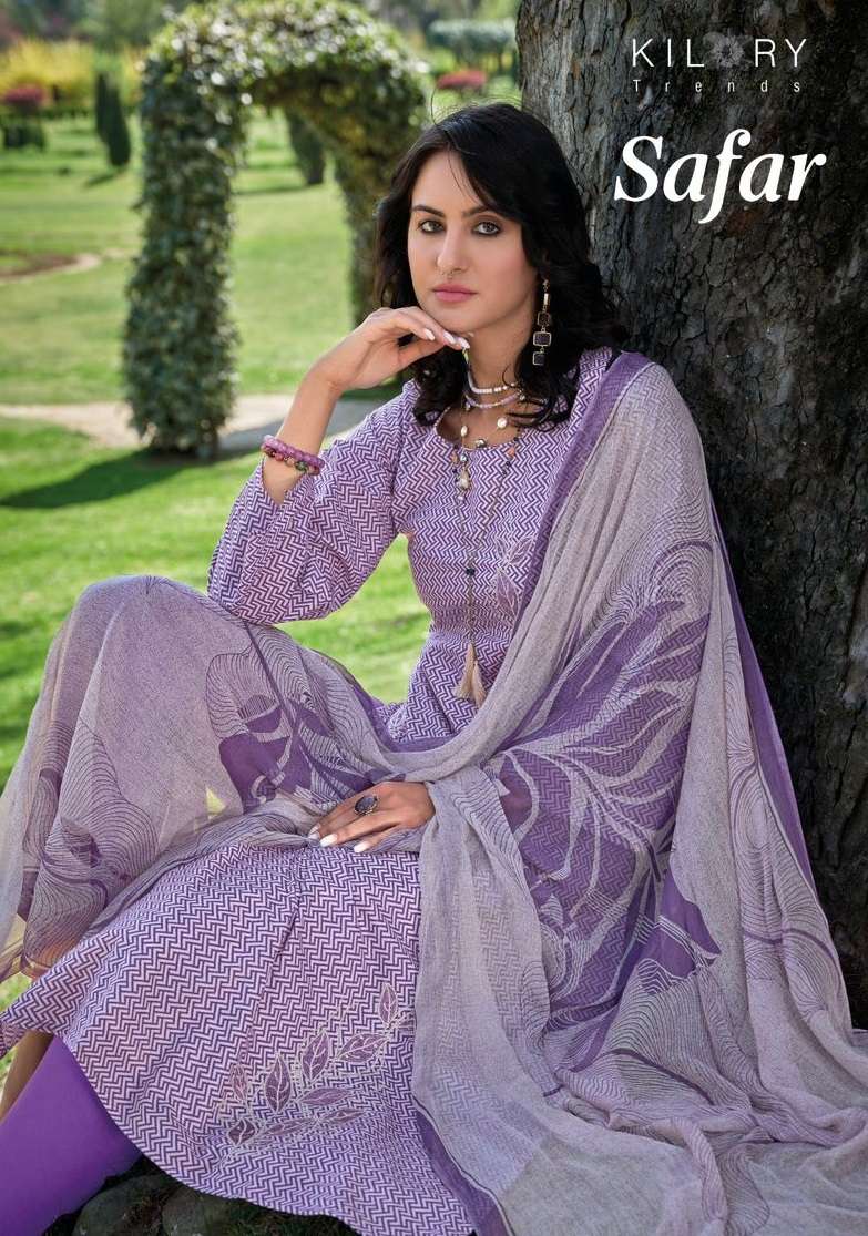 KILORY TRENDZ SAFAR LAWN COTTON FANCY EMBROIDERY WORK SUIT