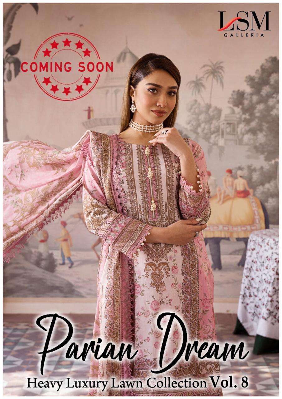 LSM GALLERIA PARIAN DREAM VOL 8 LAWN COTTON SUIT