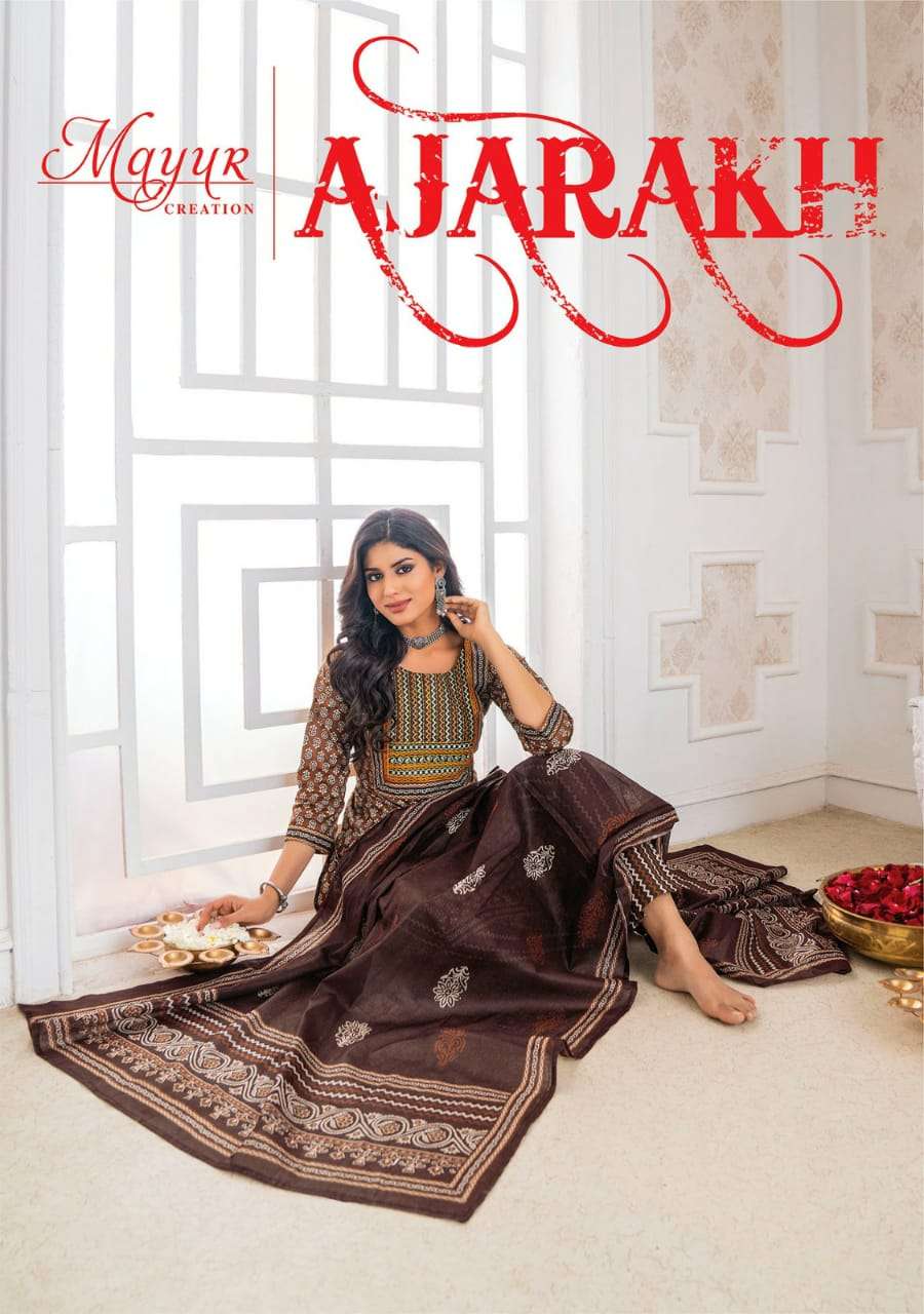 MAYUR CREATION AJRAKH VOL 1 COTTON DRESS