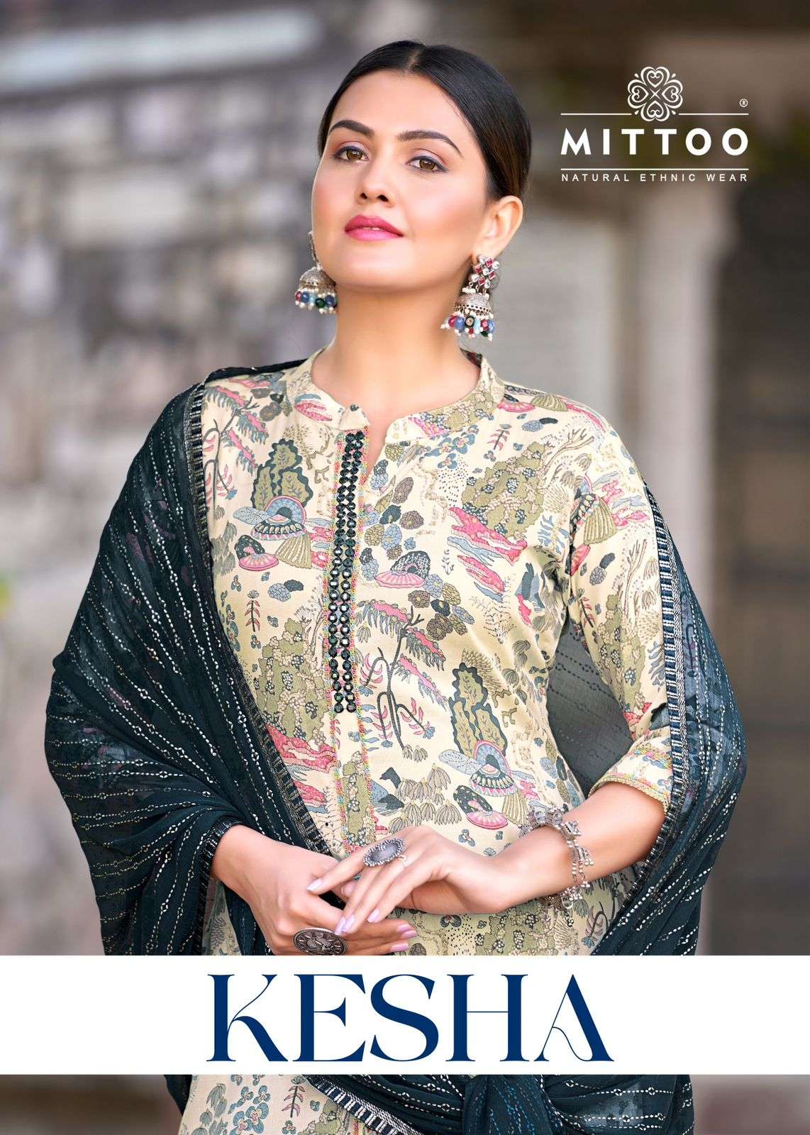 MITTOO KESHA RAYON PRINT FANCY KURTI COMBO SET 