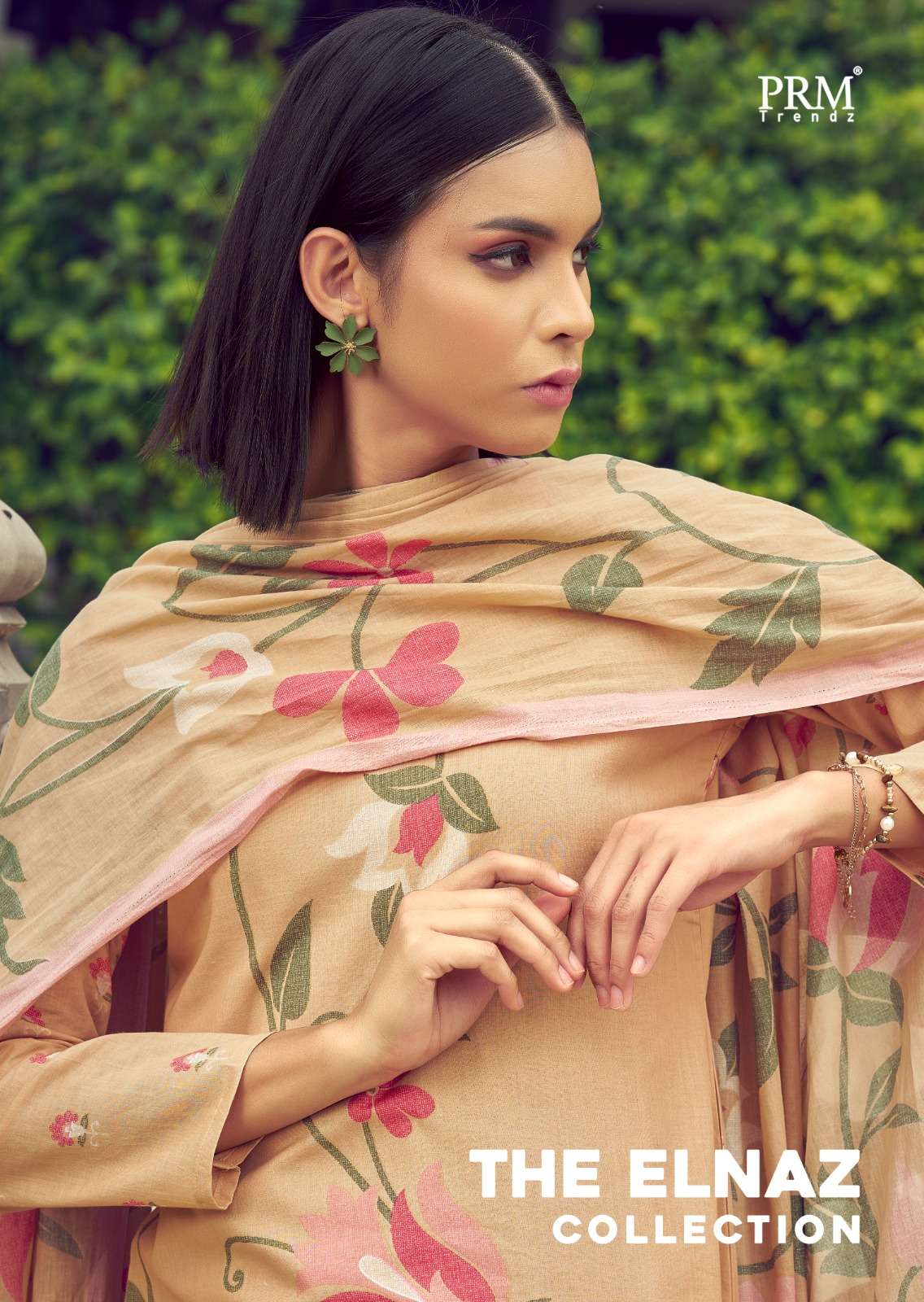 PRM TRENDZ THE ELNAZ COLLECTION LAWN COTTON FANCY WORK SUIT