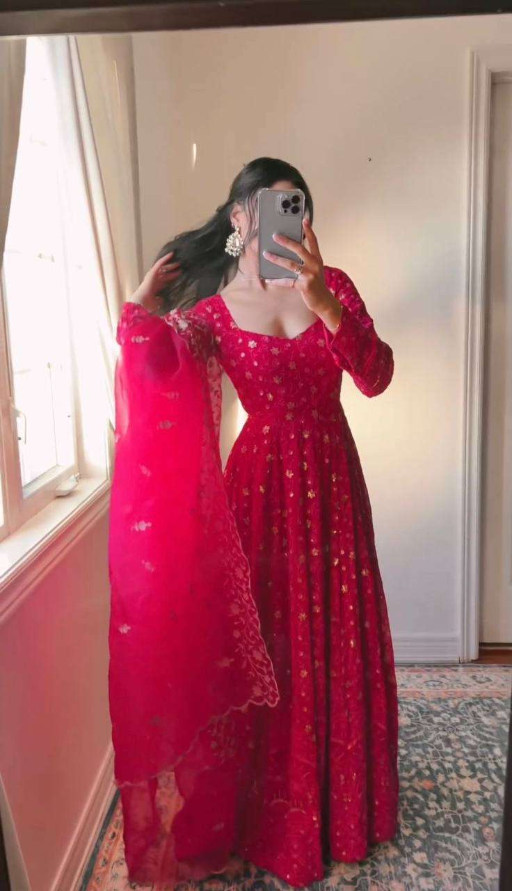 RTC 5681 GOWN DUPATTA