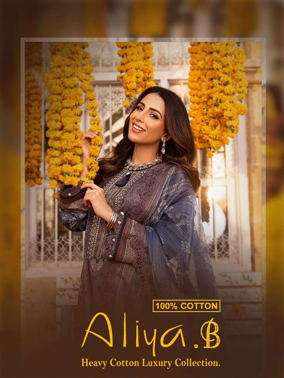 SHREE FAB ALIYA B COTTON KARACHI STYLE PRINT SUIT