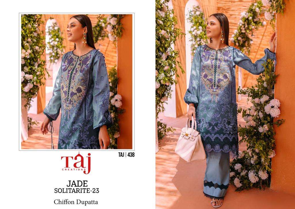 TAJ CREATION D NO 430 TO 438 COTTON SALWAR KAMEEZ 