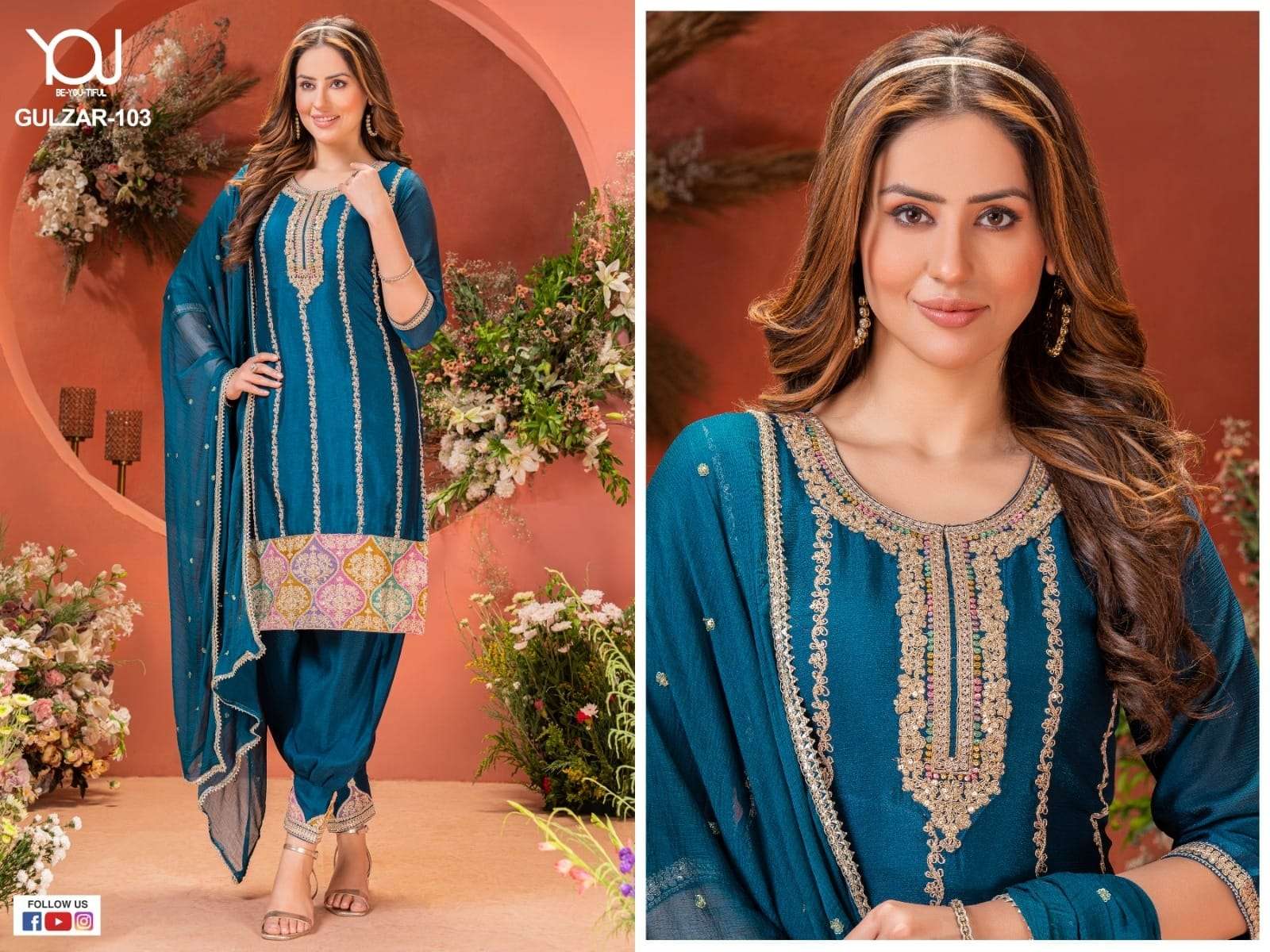 WANNA GULZAR FANCY EMBROIDERY DESIGNER PARTY WEAR SUIT