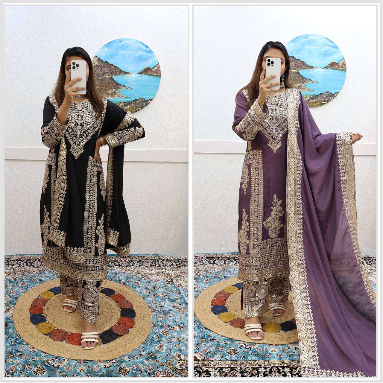 ZC 8996 KURTI SET