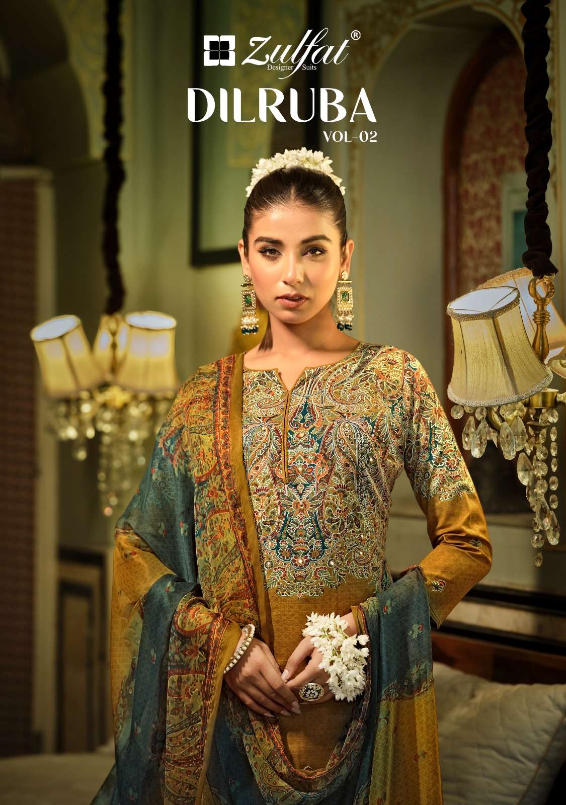 ZULFAT DESIGNER SUITS DILRUBA VOL 2 COTTON FANCY WORK SUIT