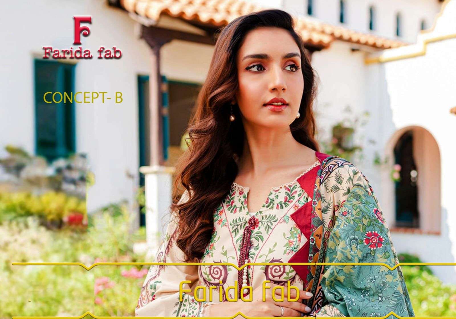 FARIDA FAB CONCEPT B COTTON DIGITAL PRINTS SALWAR SUIT