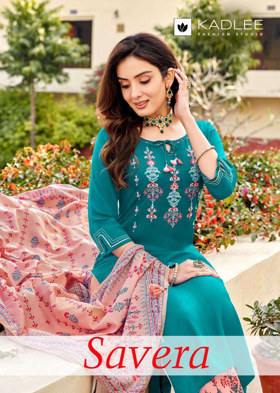 KADLEE FASHION SAVERA RAYON FANCY KURTI COMBO SET 