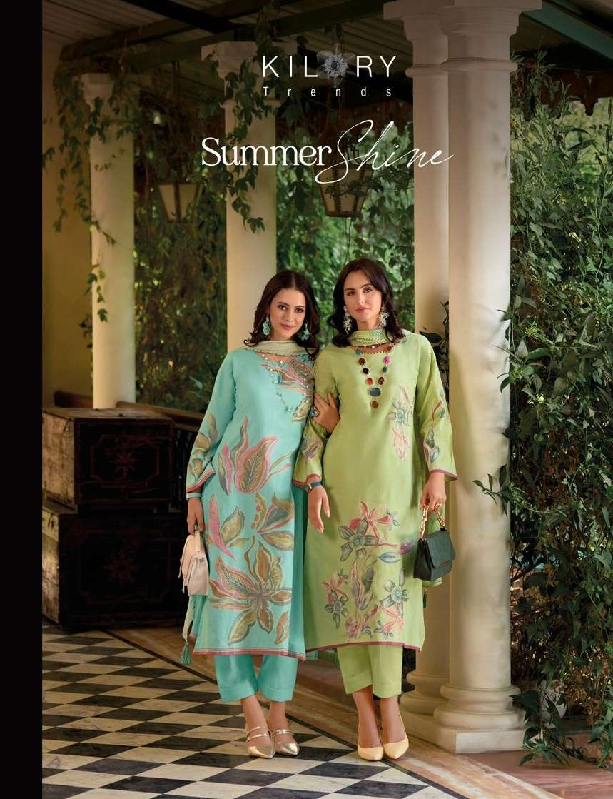 KILORY TRENDZ SUMMER SHINE LAWN COTTON FANCY WORK SUIT